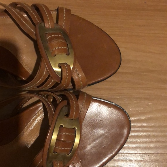 Brown sandal/wedge COMMA‘, EUR 38/US7, new, leather - Picture 2 of 9